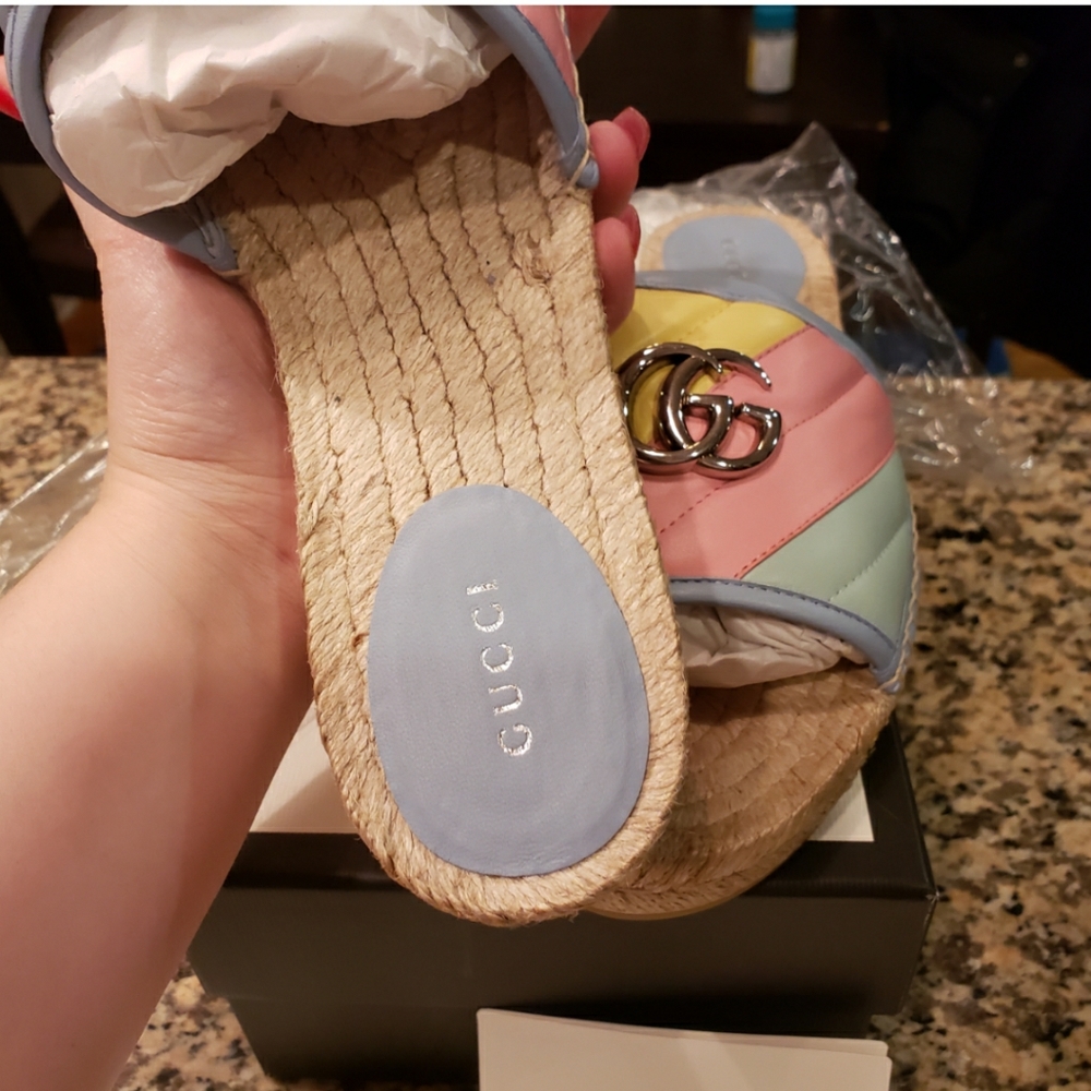 New Auth Gucci Marmont Sz 40 Slides! - Picture 6 of 11